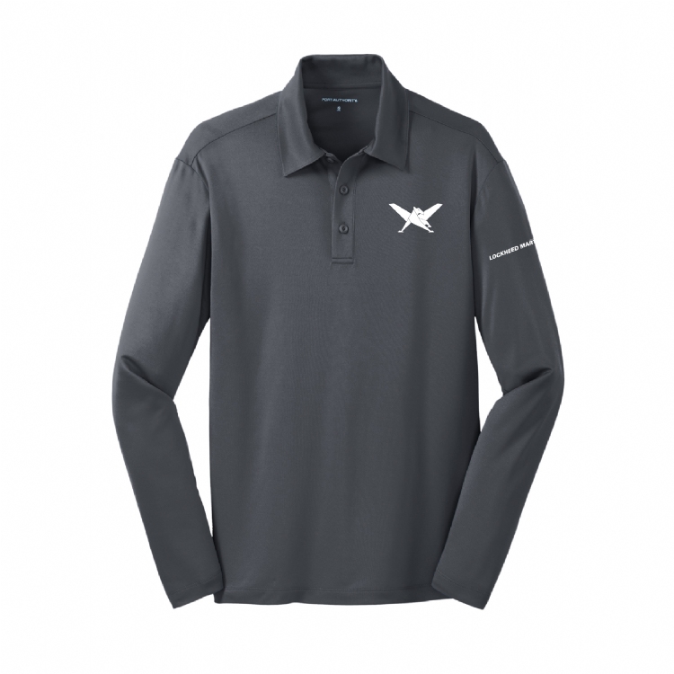 Mens Silk Touch Performance Long Sleeve Polo #2